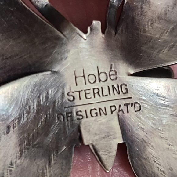 Vintage Hobe Sterling Silver Butterfly Brooch 3D 925 7g RARE estate Vtg - Picture 6 of 6